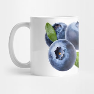 Blueberry on a transparent background Mug